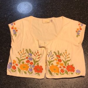 Guinevere Anthropologie XL SHORT sleeve sweater